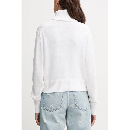 Calvin Klein Γυναικεία πλεκτή μπλούζα Chenille Monologo Sweater